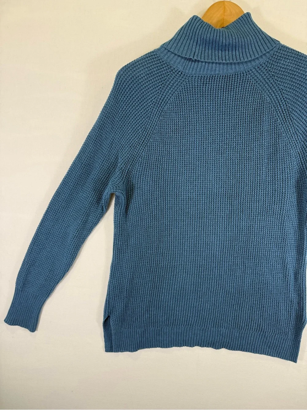 J. Crew Sky Blue Turtleneck Knit Sweater